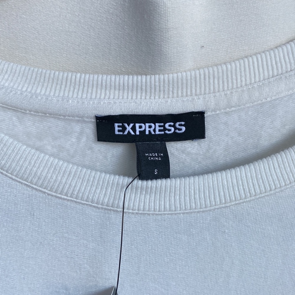 NWT Express Two Piece Lounge Sweatshirt and Pants Size S - Picture 5 of 10